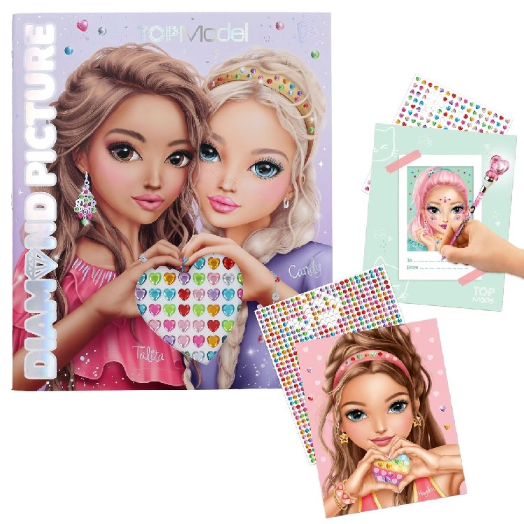 STICKERBOEK 1st, Topmodel, Create your Diamond Picture