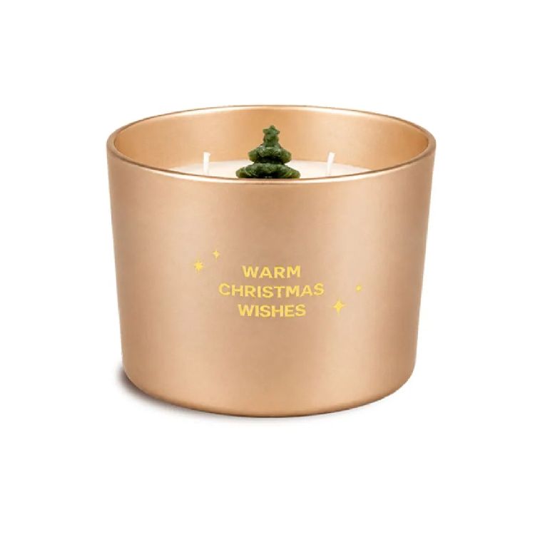 KAARS Sojakaars, Warm Christmas wishes, brons, geur: winter wood, 1st
