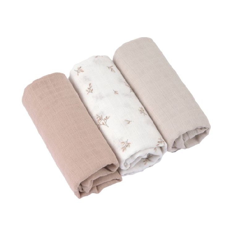 Tetra doek Laessig Swaddle & Burp Blanket L | Miracle of Nature Leaves