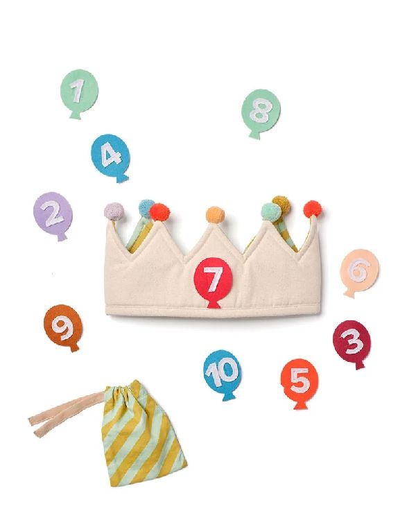 Feestartikelen Kids Concept Birthday Crown, verjaardagskroon