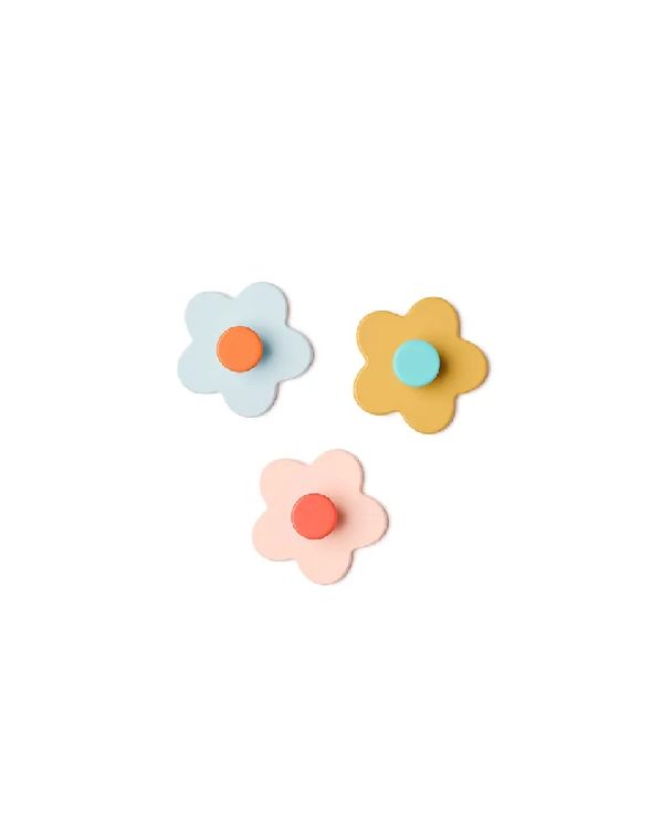 Kapstok Kids Concept Hook flower mix 3pcs