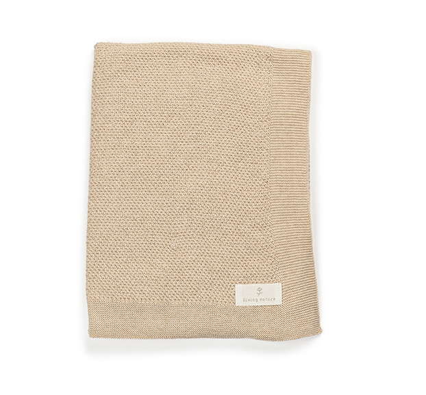 Deken Living Nature Doortje, geschikt voor wieg/draagmand/park | Linnen Collectie/Cosy Collectie
