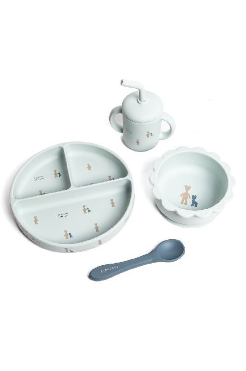 Eetset Bamboom Dinner set | Fawn acqua