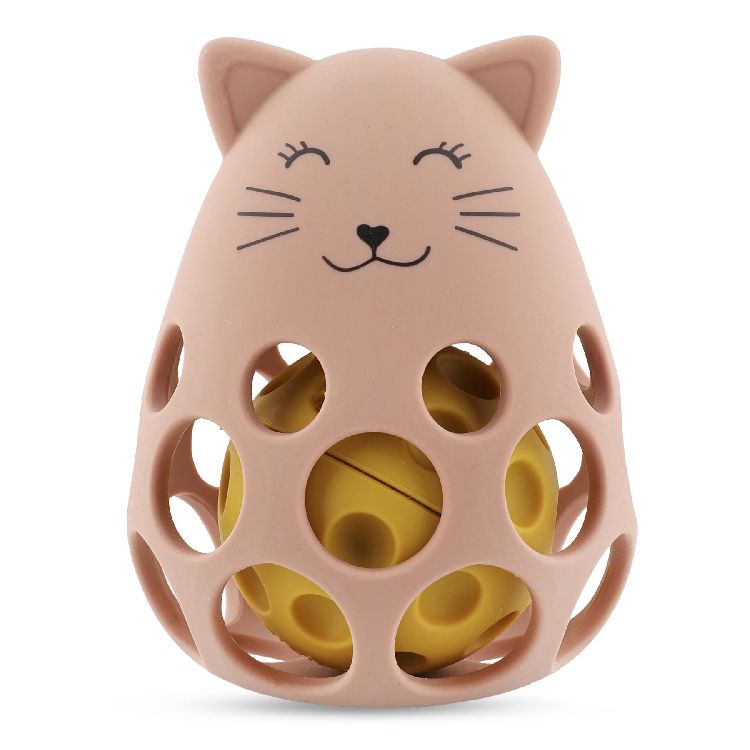 Activiteitenbal Trixie Silicone Sensory Rattle | grijpbal