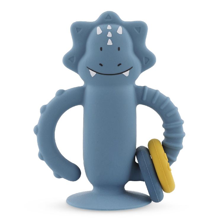 Zuignap speelgoed Trixie Silicone Sensorisch speelgoed met zuignap | Mr. Triceratops Playtime