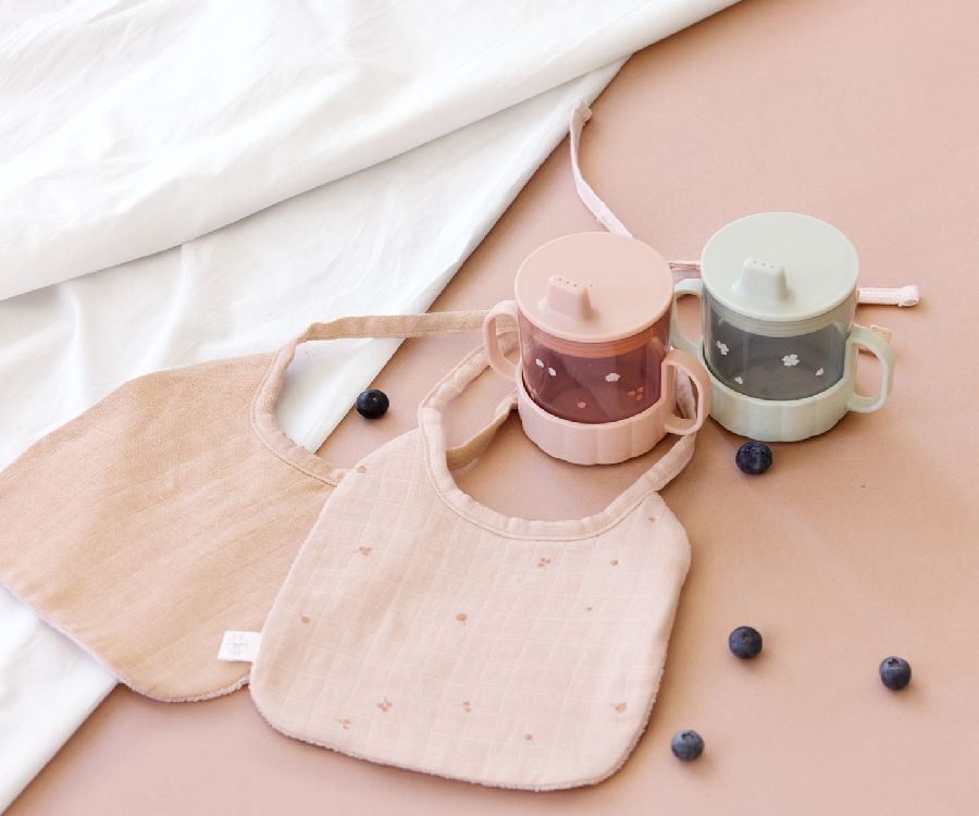 Drinkbeker Laessig Flexi Sippy Cup | Cozy Loved Ones tan