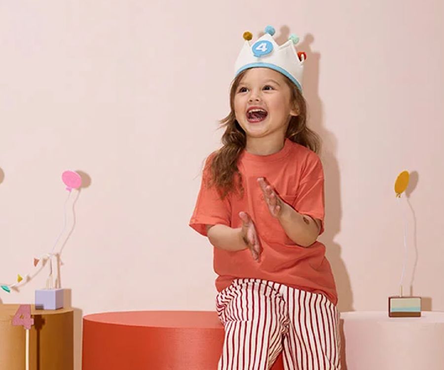 Feestartikelen Kids Concept Birthday Crown, verjaardagskroon