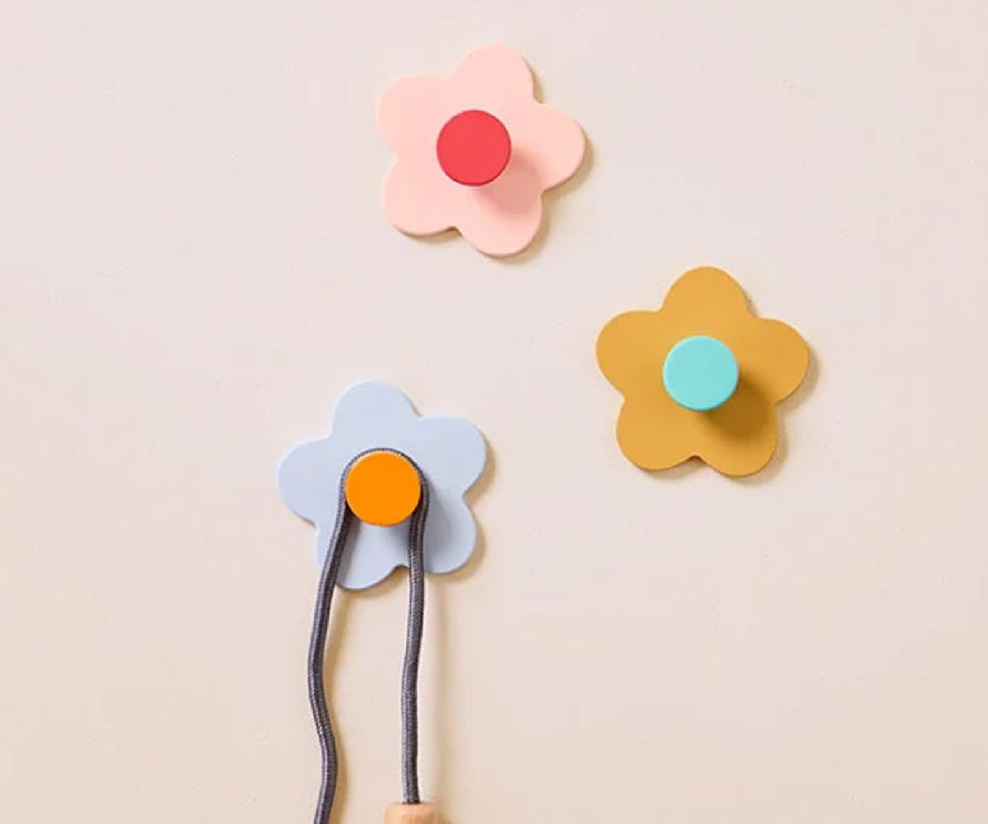 Kapstok Kids Concept Hook flower mix 3pcs