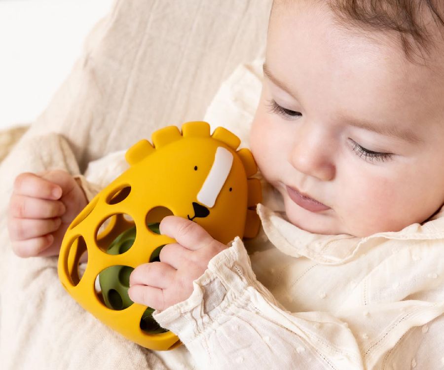 Activiteitenbal Trixie Silicone Sensory Rattle | grijpbal
