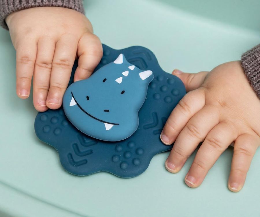 Spinner Trixie Silicone Spinner met zuignap | Mr. Triceratops Playtime