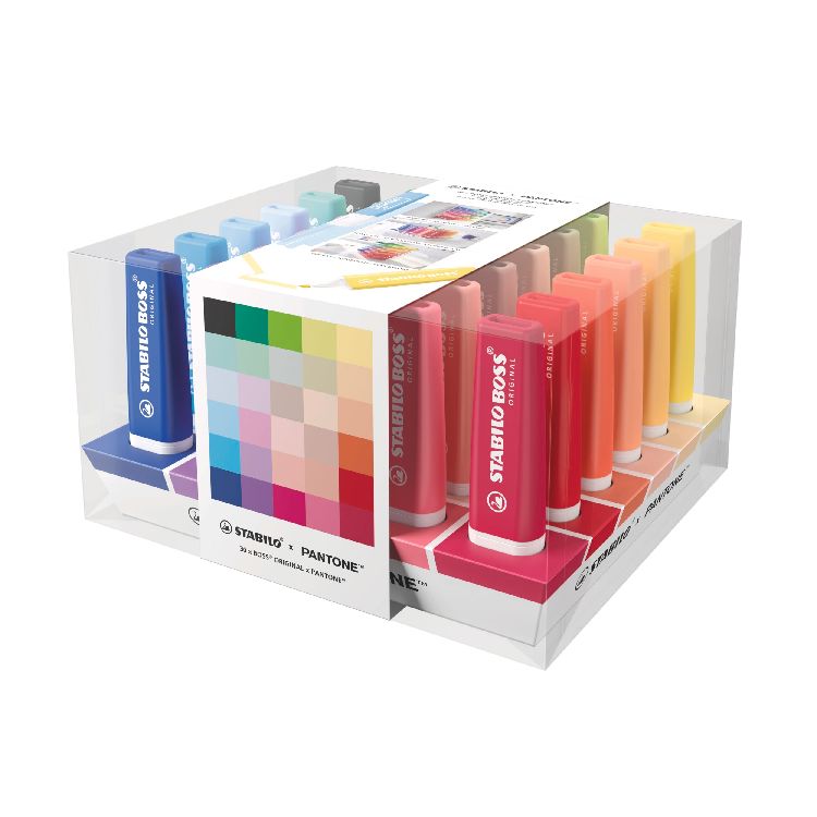 Tekstmarker Stabilo Boss Original x Pantone, tekstmarker