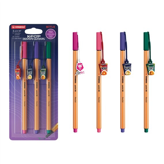 Stift Stabilo Point 88, fineliner | K-Pop