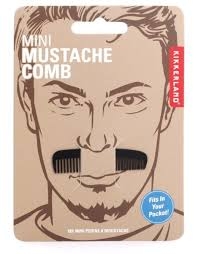 GADGET 1st, Mini Mustach Comb, zwart