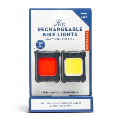 FIETS TOEBEHOREN lamp, Rechargeable bike light s/2