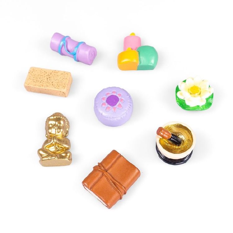 MAGNEET Yoga, set van 8, multikleur