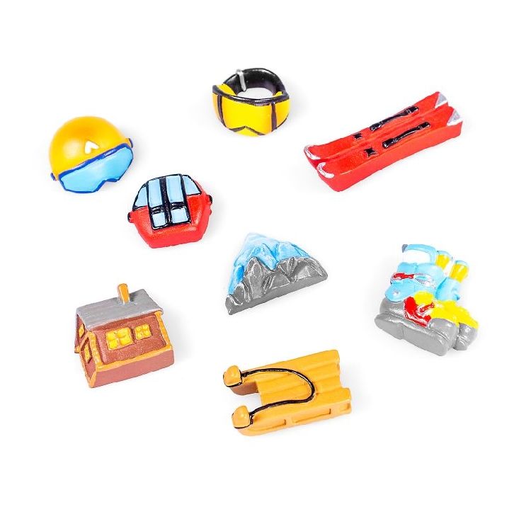 MAGNEET Winter, set van 8, multikleur