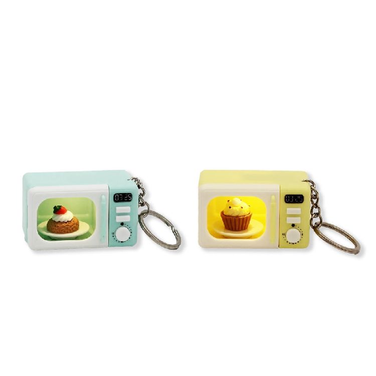 SLEUTELHANGER 1st, Mini Microwave Sweet Bakery, assortiment, blauw/geel