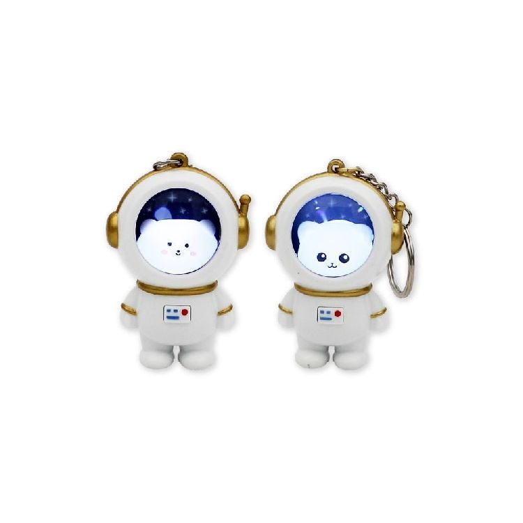 SLEUTELHANGER 1st, Galaxy buddies, diertjes als astronaut, assortiment