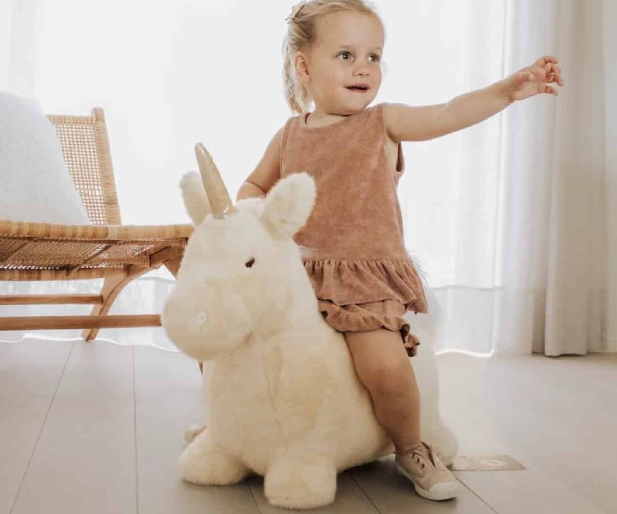 Springfiguur Wild & Soft Eenhoorn | Soft Bouncies