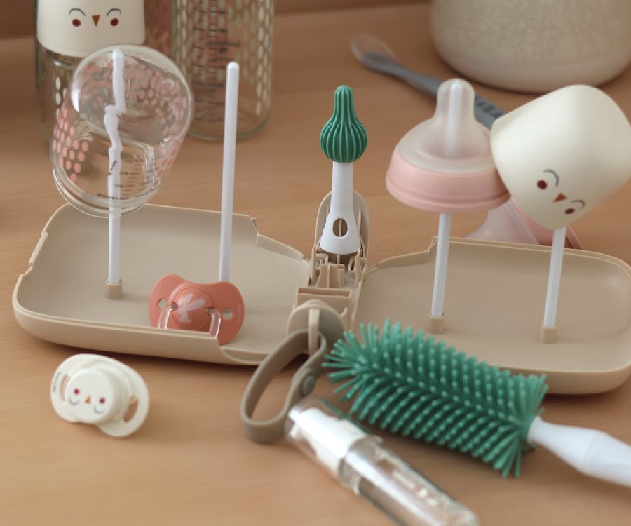 Uitdruiprekje Beaba Travel bottle drying rack