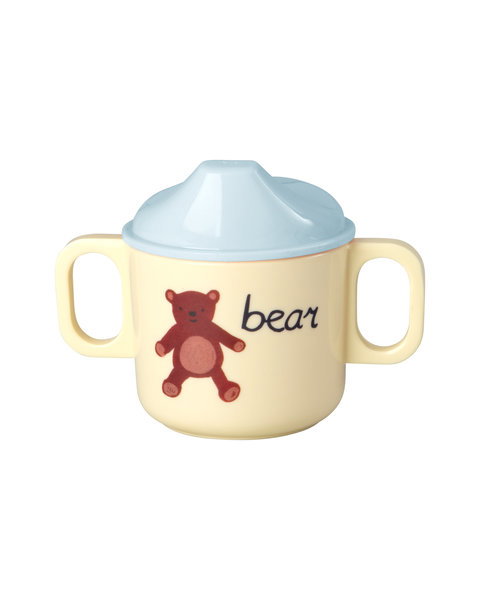 Drinkbeker Rice Baby Cup | Blue ABC Print