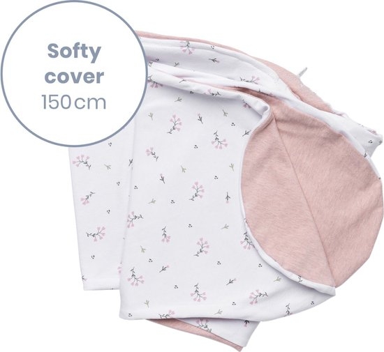 Positioneringskussenhoes Doomoo Cover, geschikt voor Doomoo Softy | Flower pink