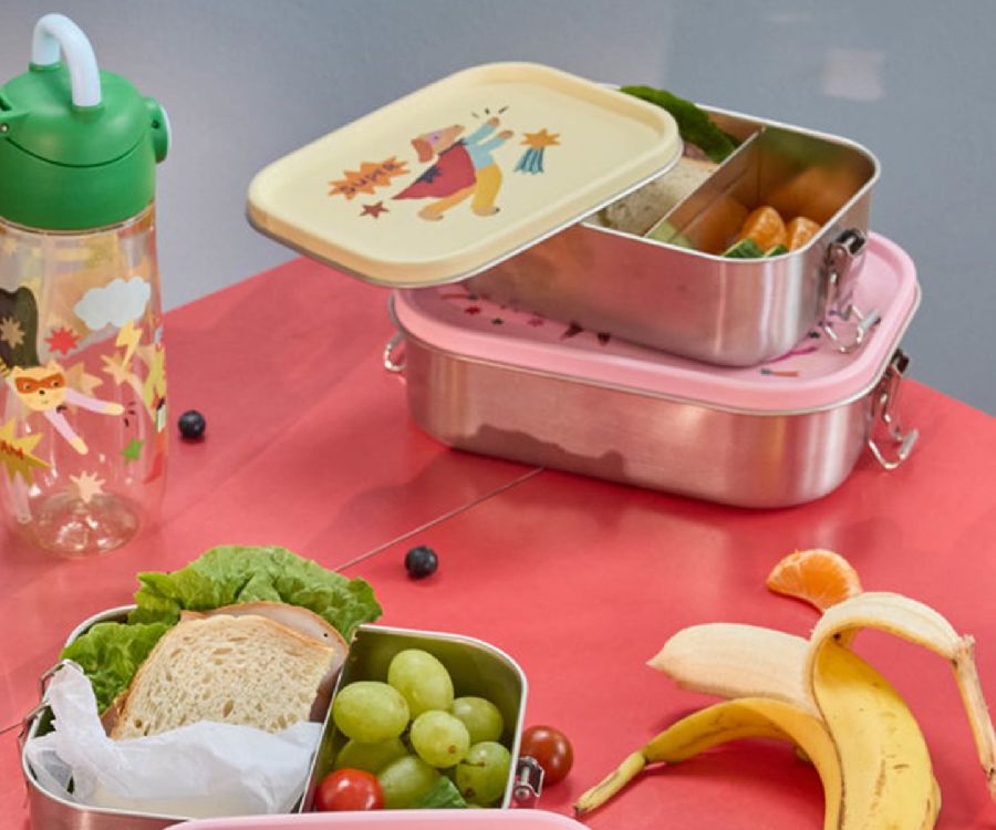 Brooddoos Rice Small Steinless Steel Lunch Box | Super Hero